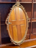 Vintage Wooden Framed Mirror