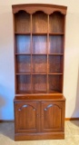 Ethan Allen 2 Piece Cherry Bookcase