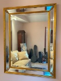 Framed Beveled Mirror