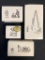 Group of Department 56 Heritage Village Collection Series Figures