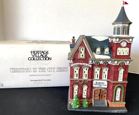 Department 56 - Christmas in the City Series-Brighton School