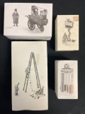 Group of Department 56 Heritage Village Collection and Snow Village Series Figures