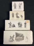 Group of Department 56 Heritage Village Collection Series Figures