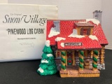 Department 56 - Snow Village - Pinewood Log Cabin