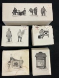 Group of Department 56 Heritage Village Collection Series Figures