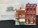 Department 56 - Christmas in the City Series - Variety Store and Barbershop