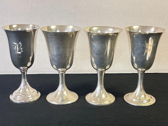Mixed Lot of Sterling Silver Goblets - 1 lb. and 5 oz