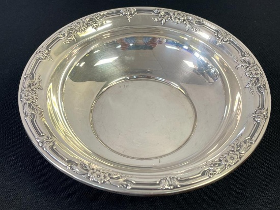 Wild Rose Sterling Silver Bowl - 3.2 oz