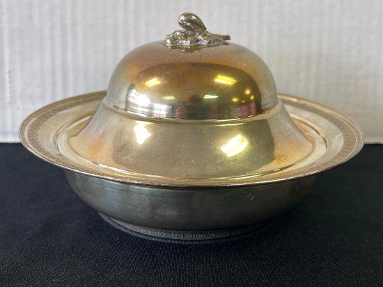 Silver Covered Bowl - 6.8 oz