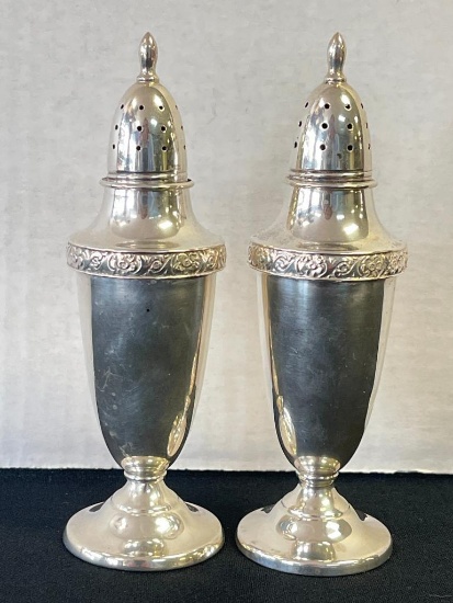 Pair of Sterling Silver Salt & Pepper Shaker Set
