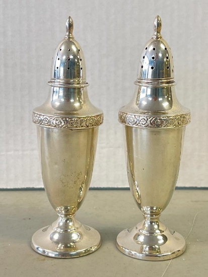 Set of Sterling Silver Salt and Pepper Shakers - 3.4 oz.
