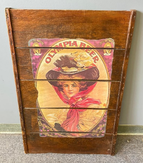Olympia Brewing Company Wooden Sign
