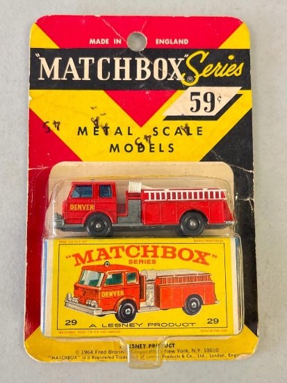 Vintage Matchbox Lesney Denver Firetruck