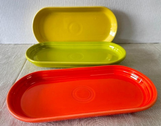 Set of Fiesta Bread Trays