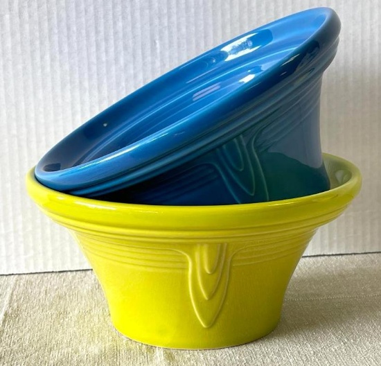 Pair Fiesta Hostess Bowls