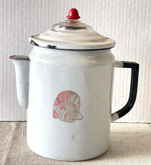 Vintage Ritz Enamel Coffee Pot