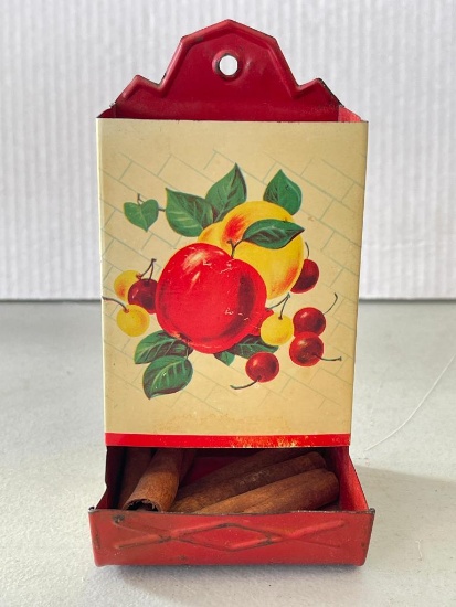 Vintage Metal Match Holder