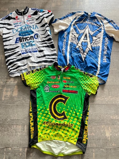Group of 3 Bicycling Jerseys