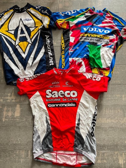 Group of 3 Bicycling Jerseys
