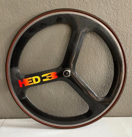 HED 3 - 700c Tri Spoke Carbon Fiber Front Wheel