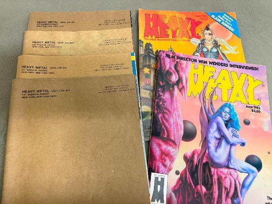Group of Early 1980s Heavy Metal Magazines