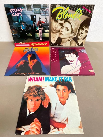 Group of Vinyl Records