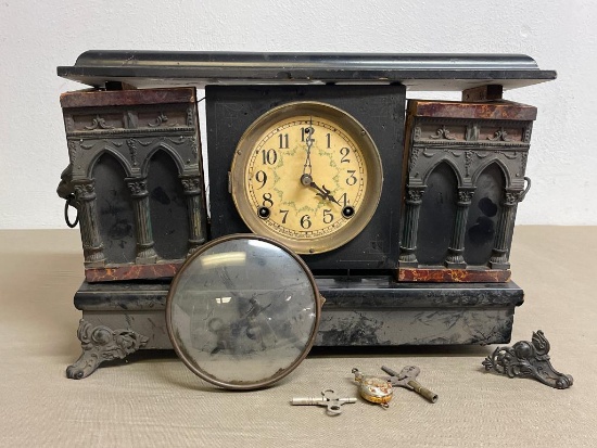Antique Sessions Mantle Clock