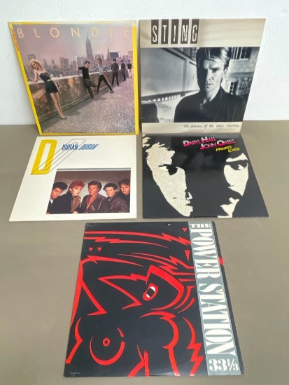 Group of Vinyl Records