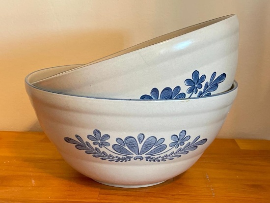 Pair of Pfaltzgraff Mixing Bowls