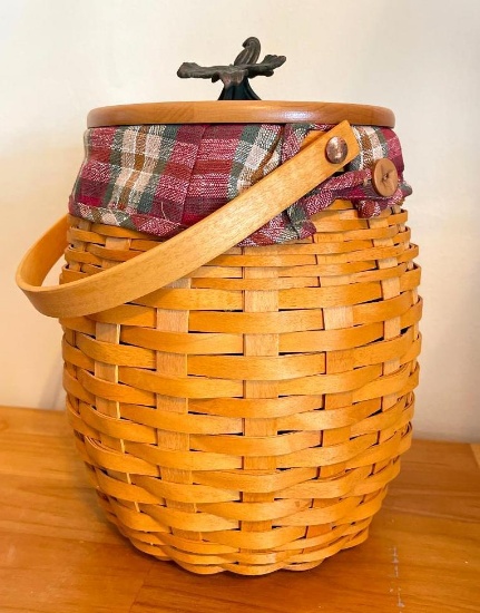 Longaberger 2000 Century Celebration October Fields Basket with Lid