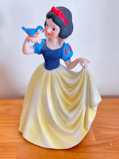 Vintage Porcelain Musical Snow White Figure