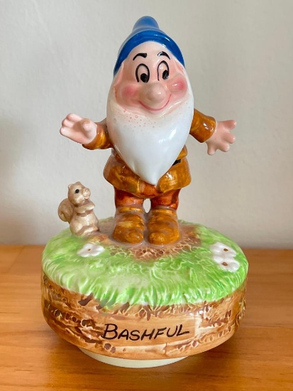 Vintage Schmid Musical Figurine - Bashful