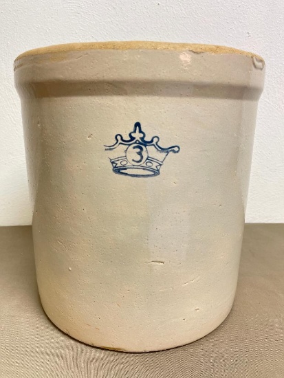 Vintage 3 Gallon Crock