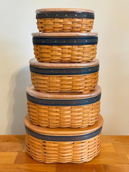 Set of Longaberger Collector's Club Harmony Baskets