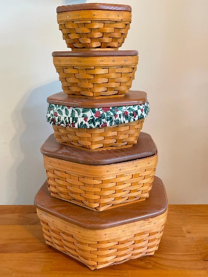Set of Longaberger Baskets (1999)