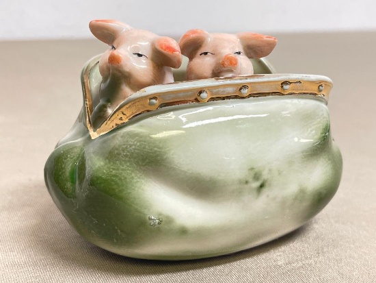 Vintage German Fairing Pigs in Purse