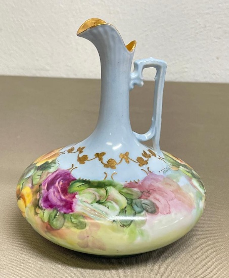 Vintage Hand Painted Porcelain Ewer