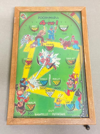 Vintage Bagatelle Put-N-Take Pinball Game