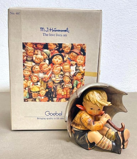 Goebel Hummel Figurine - Umbrella Boy
