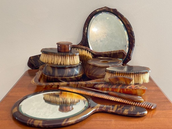Mixed Lot of Vintage Dresser Vanity Sets