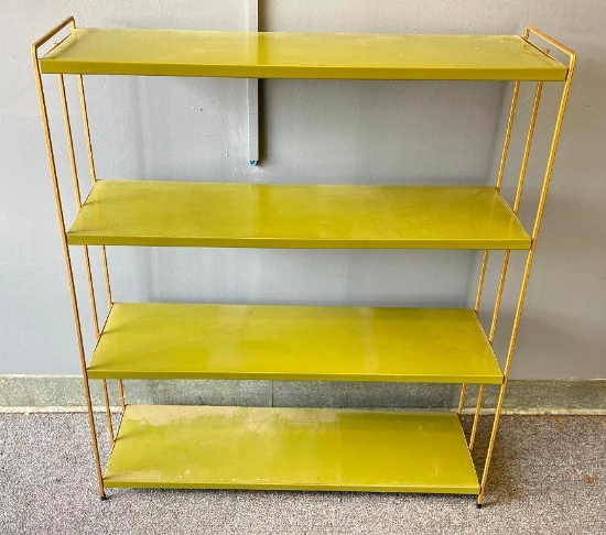 Vintage MCM Metal Bookshelf