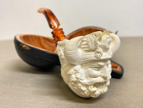 Meerschaum Pipe in Case