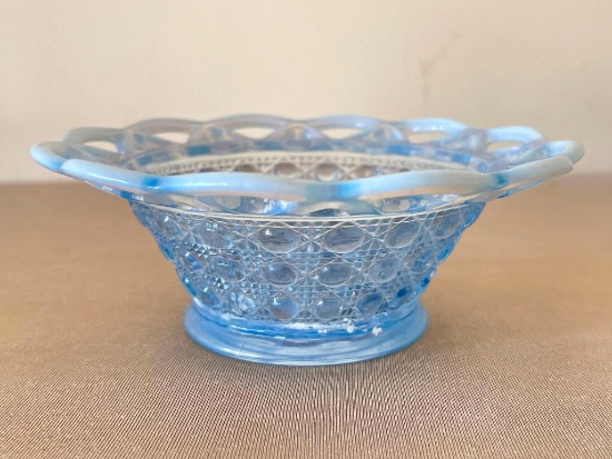 Opalescent Hobnail Bowl