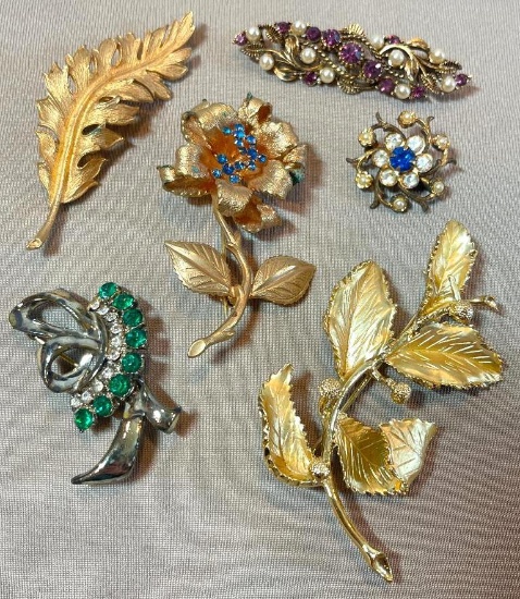 Group of Vintage Brooches