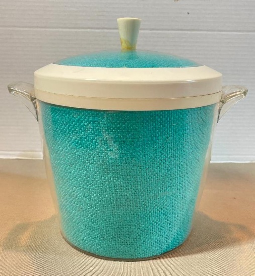 Vintage Raffiaware Ice Bucket