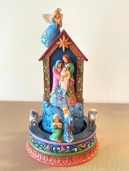 Jim Shore "Messiah Savoir King" Rotating Figurine