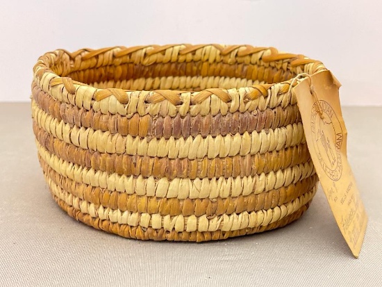 Native Papago Indian Woven Basket