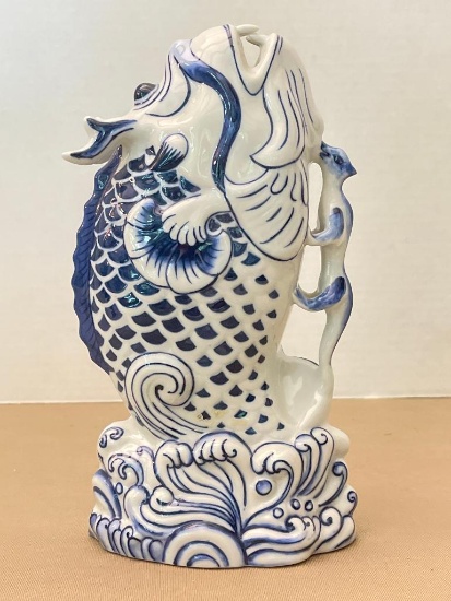 Ceramic/Porcelain Asian Coy Fish