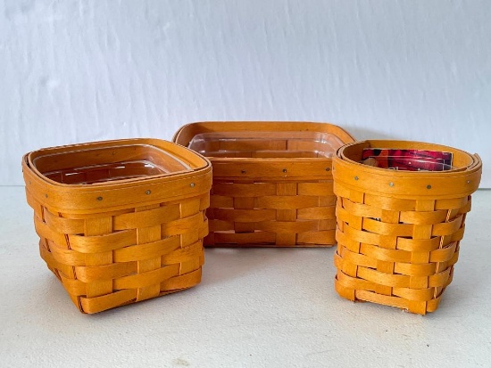 Group of Small Longaberger Baskets