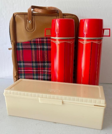 Vintage Thermos Set (1974)